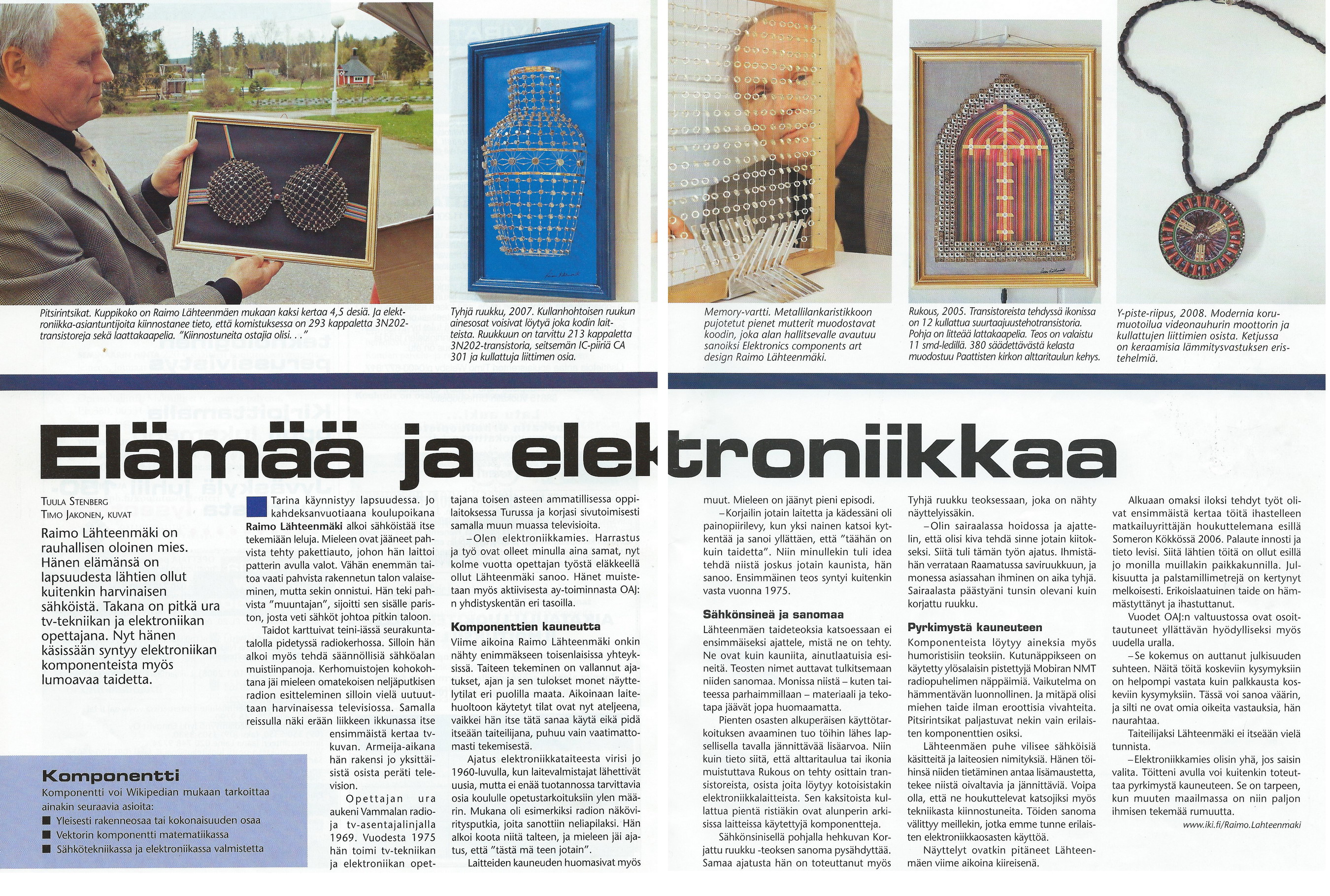  Kuva Opettaja-lehdess 26.9.2008